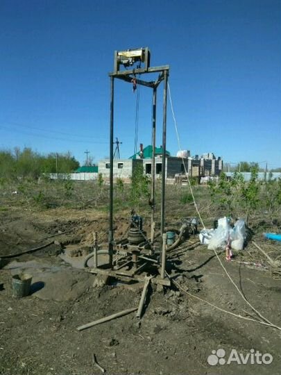 Ремонт, чистка скважин, бурение скважин на воду