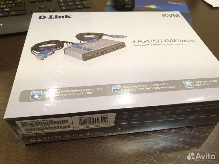 Переключатель D-Link dkvm-4K