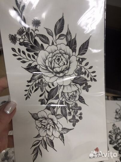 Переводные татуировки, тату наклейка
