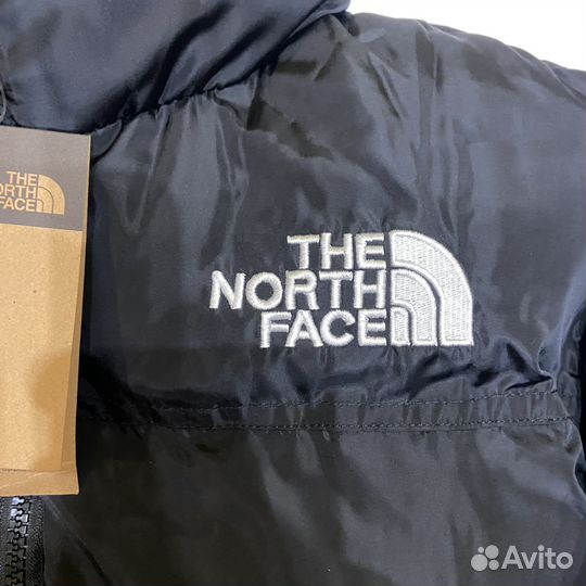 The north face пуховик M размер черный