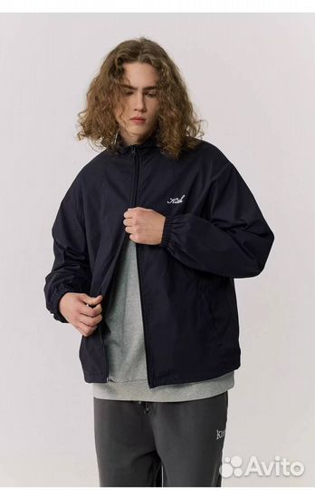 Куртка Kith Logo Windbreaker Black