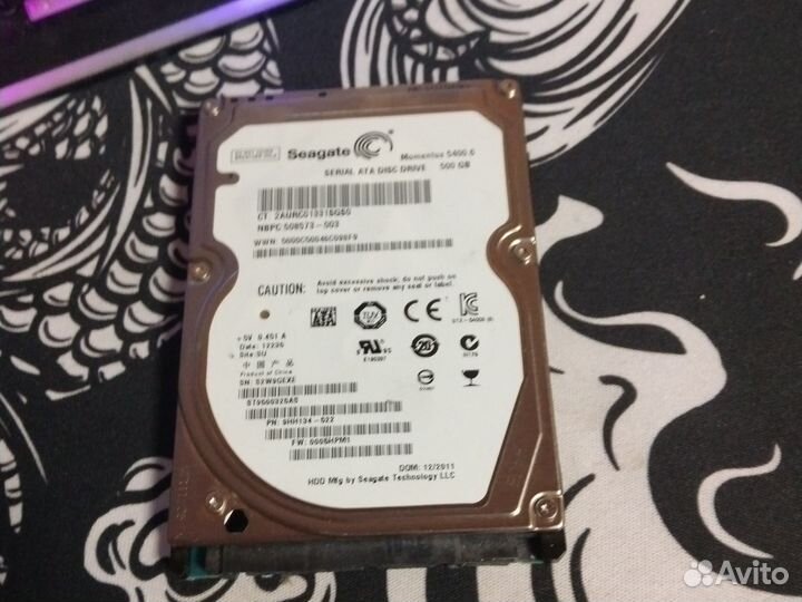 Жесткий диск Seagate 500gb