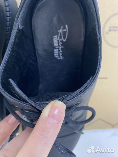 Полуботинки женские из натуральной кожи