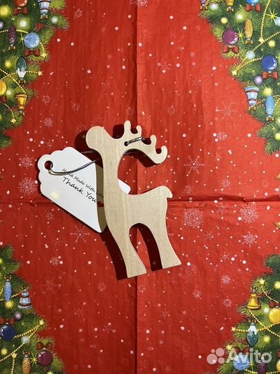 Елочные игрушки из дерева