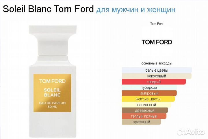 Духи Tom Ford Eau de Soleil Blanc