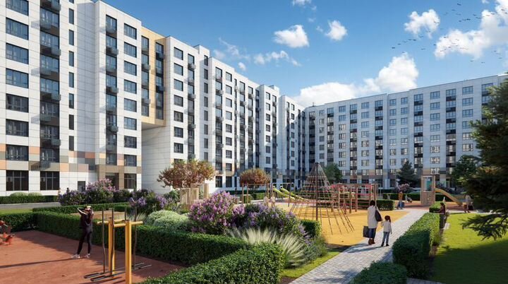 2-к. квартира, 49,1 м², 2/9 эт.