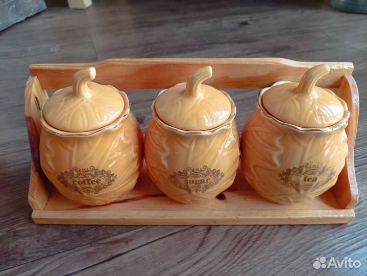 Набор для хранения чая, кофе, сахара