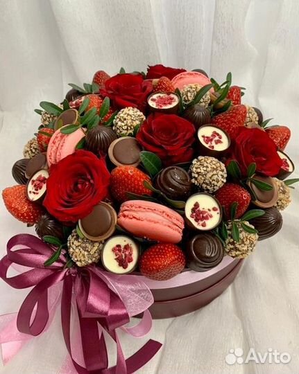 Шикарные сладкие букеты на 14 февраля