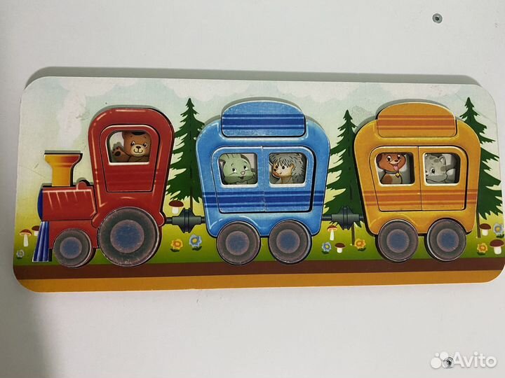 Деревянный развивающий сортер монтессори