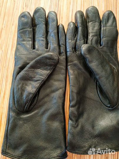 Перчатки женские кожаные