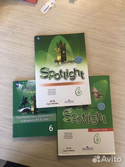 Sportlight 6 Учебник+рабочая тетрадь+ книга фокус