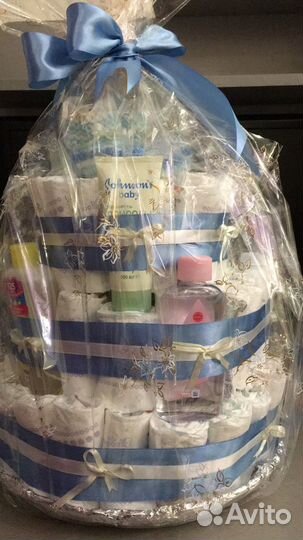 Торт из подгузников на выписку