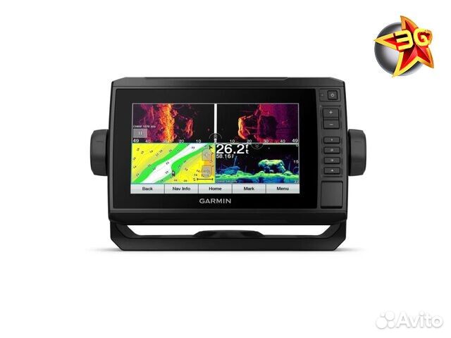 Картплоттер Garmin echoMAP UHD 73sv c датчиком GT5