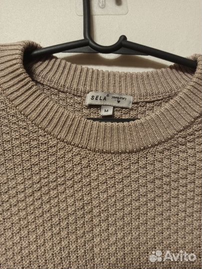 Свитер розовый m оверсайз