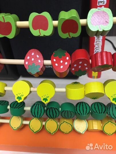 Счёты детские деревянные