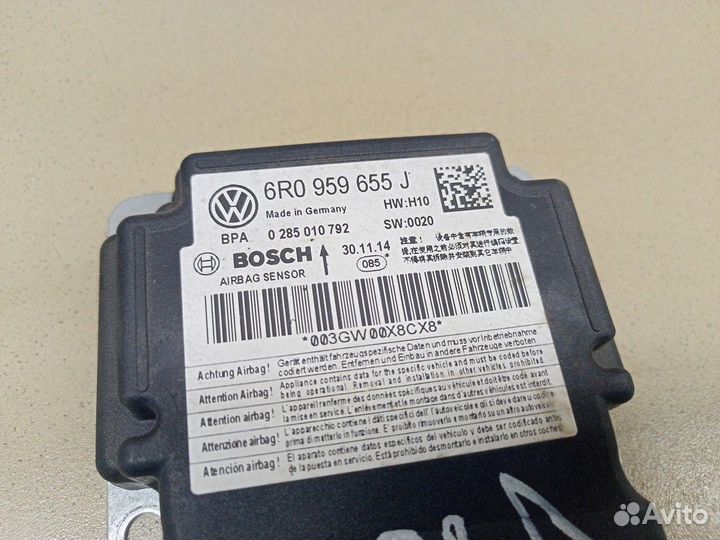 Блок управления AIR BAG Polo (Sed RUS) 2011