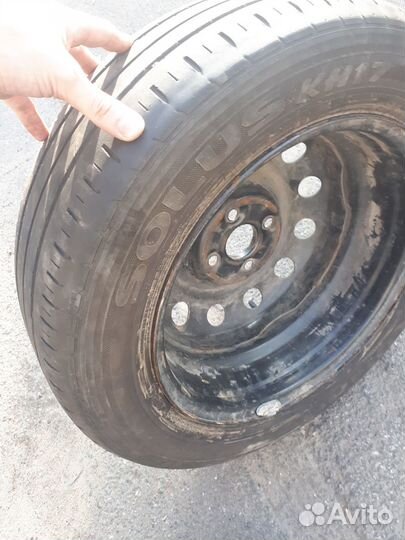 Одно колесо Киа Рио Солярис Kumho 185 65 R15