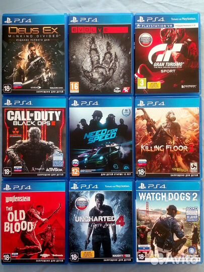 Sony PS4 Диски для PlayStation 4