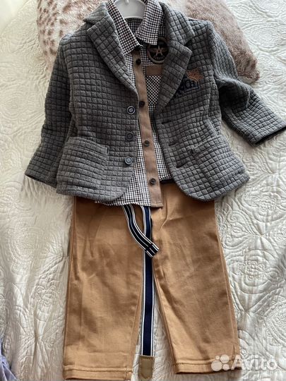 Комплект choupette (пиджак, рубашка, брюки) 86-92