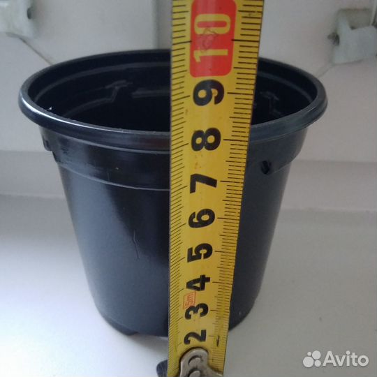 Горшки для цветов и рассады 9*8см,новые