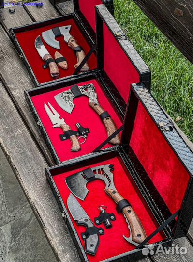 Топор нож подарочный футляр (Арт.67212)