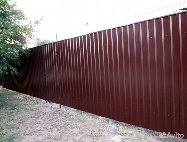 Забор из профнастила 