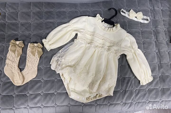 Платье боди для девочки 80