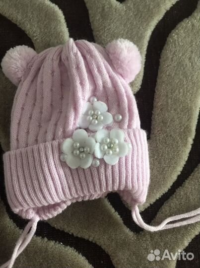 Шапка демисезонная для девочки