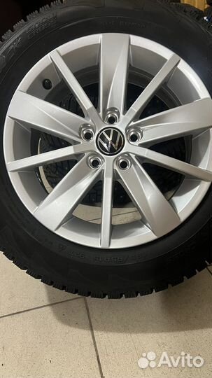 R15 комплект зима VW Polo. Оригинал