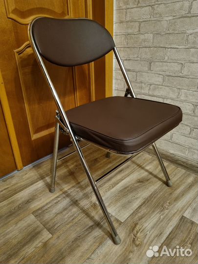 Стул скай складной кожа