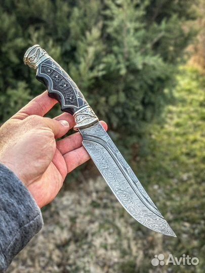 Нож из дамасской стали на подарок