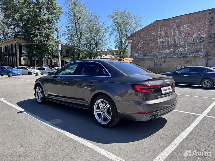 Audi A4 2.0 AMT, 2017, 82 000 км