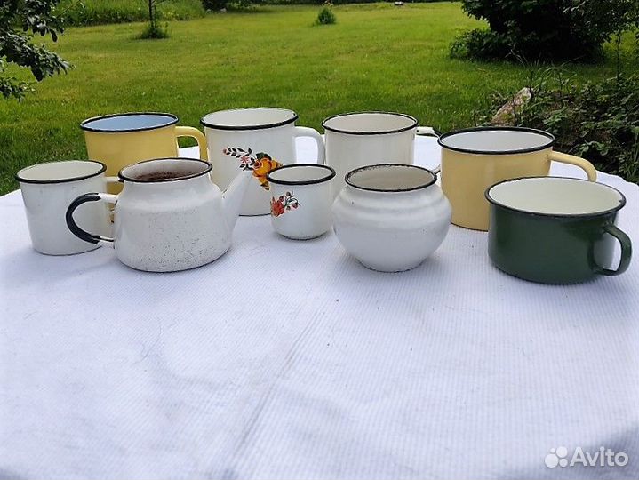 Эмалированная посуда СССР