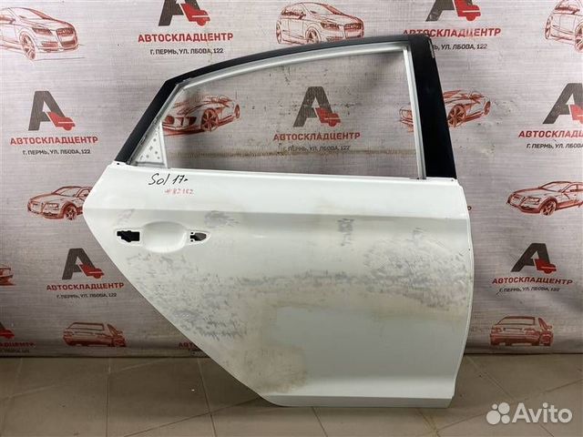 Дверь задняя правая Hyundai Solaris с 2017 года