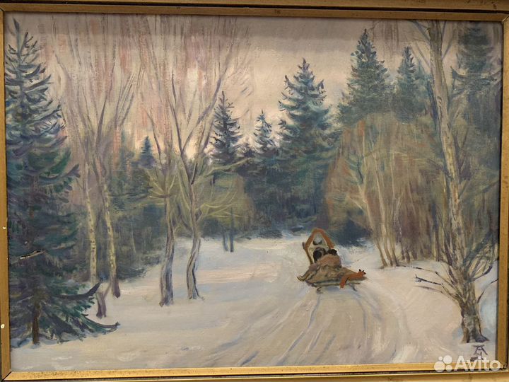Картина Костромитина «Зима»