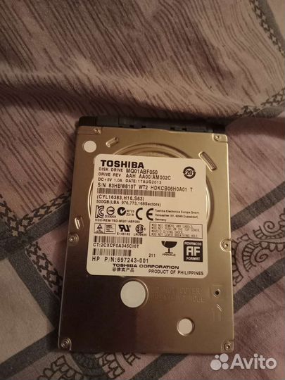 500 гб диск Toshiba MQ01ACF050 (MQ01ACF050)