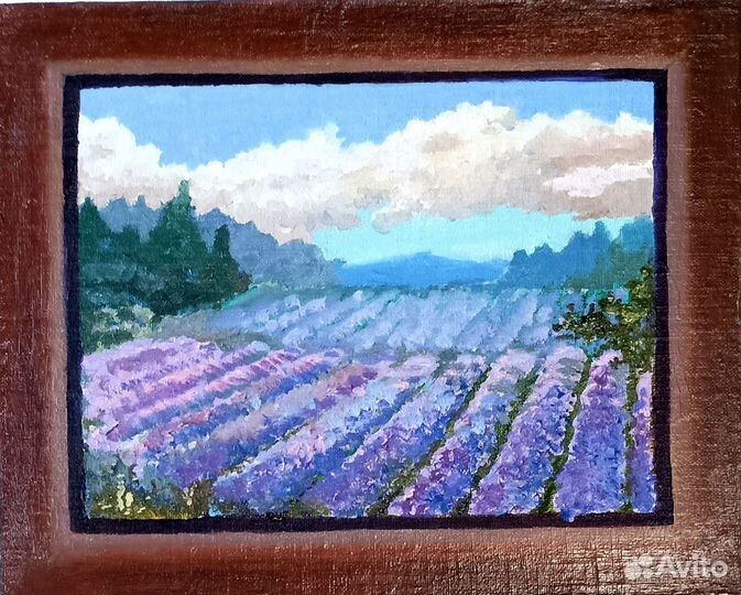Картина прованс лаванда 20*25масло