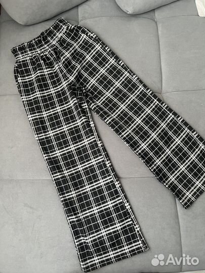 Клетчатые штаны для девочки Gloria jeans