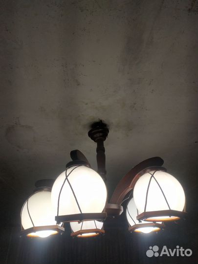 Люстра потолочная подвесная бу