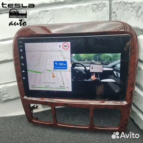 Магнитола на Mercedes w220 9 дюймов android 10