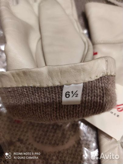 Перчатки женские натуральная кожа