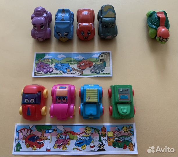 Киндер коллекции с вкладышами (обновлено16.9.2023)