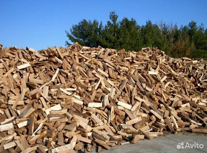 Крупнонаколотые дрова