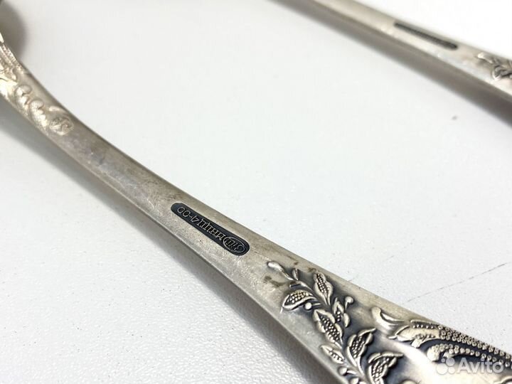 Набор ложек мельхиор 6 штук