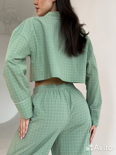 Домашний костюм женский, пижама хлопок