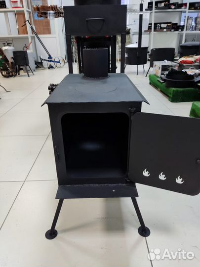 Печь походная(Буржуйка), сталь 3 мм, без поддувала