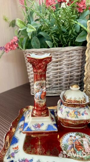 Антикварный письменный набор. Royal Vienna