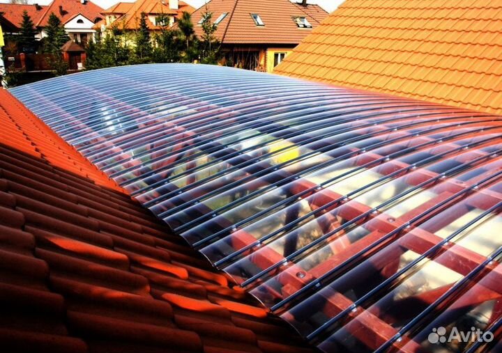 Сотовый поликарбонат для навеса