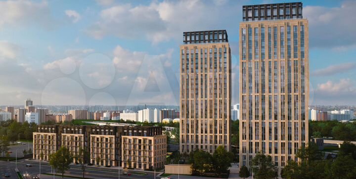 1-к. квартира, 57 м², 11/23 эт.