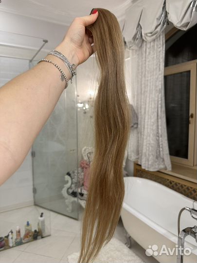 Волосы на заколках